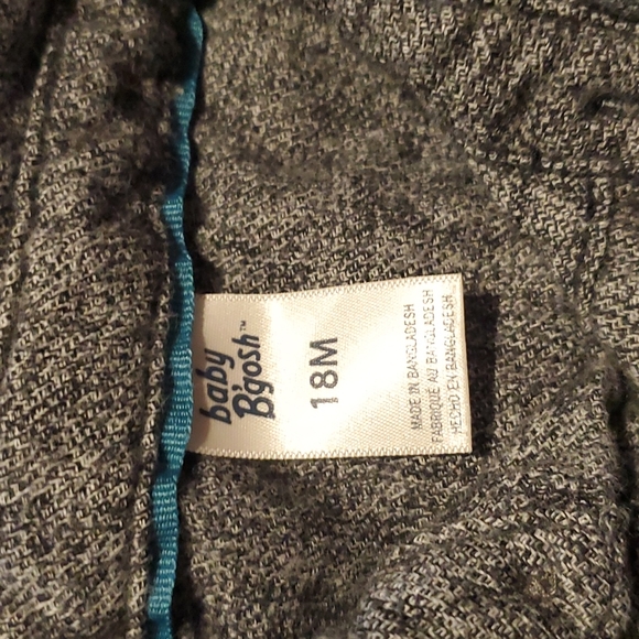 💚 Baby B'Gosh - Osh Kosh | Toddler Button-Down Shirt | Grey | 18M - Picture 3 of 5